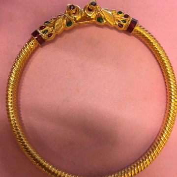 916 Gold Vakiya Copper Kadli  by S.P. Jewellers