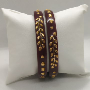 Red Chudi patla set by S.P. Jewellers