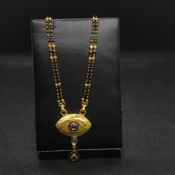 Gold double ser mangalsutra by S.P. Jewellers