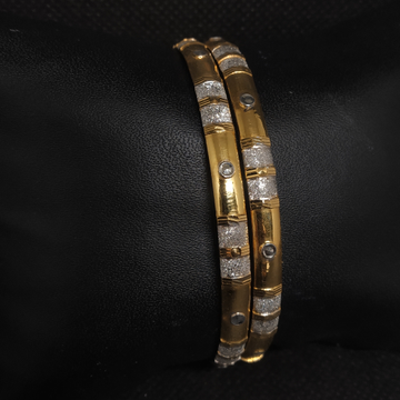 Square dott Gold kadli by S.P. Jewellers