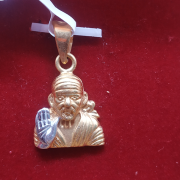 sai baba Pendant by S.P. Jewellers