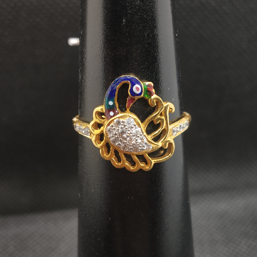 more design gold ring