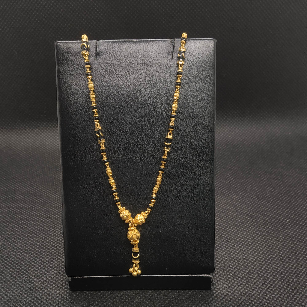 Gold ball mangalsutra